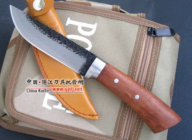 Melaleuca pattern steel -- Guan Jianchang TS-61 hand hunting knife