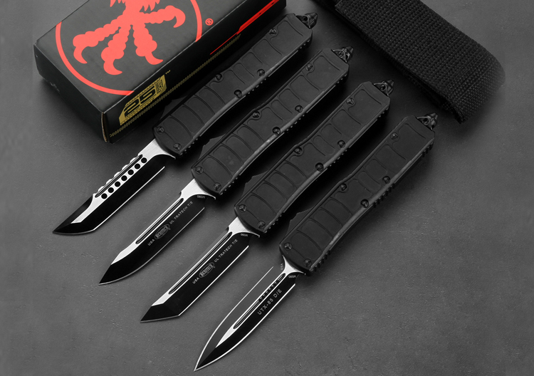 美国微技术Microtech - UT85格纹【黑刃】