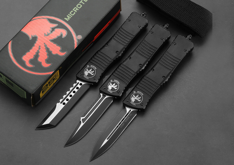 40017 Microtech 微技术大龙【黑柄黑刃】